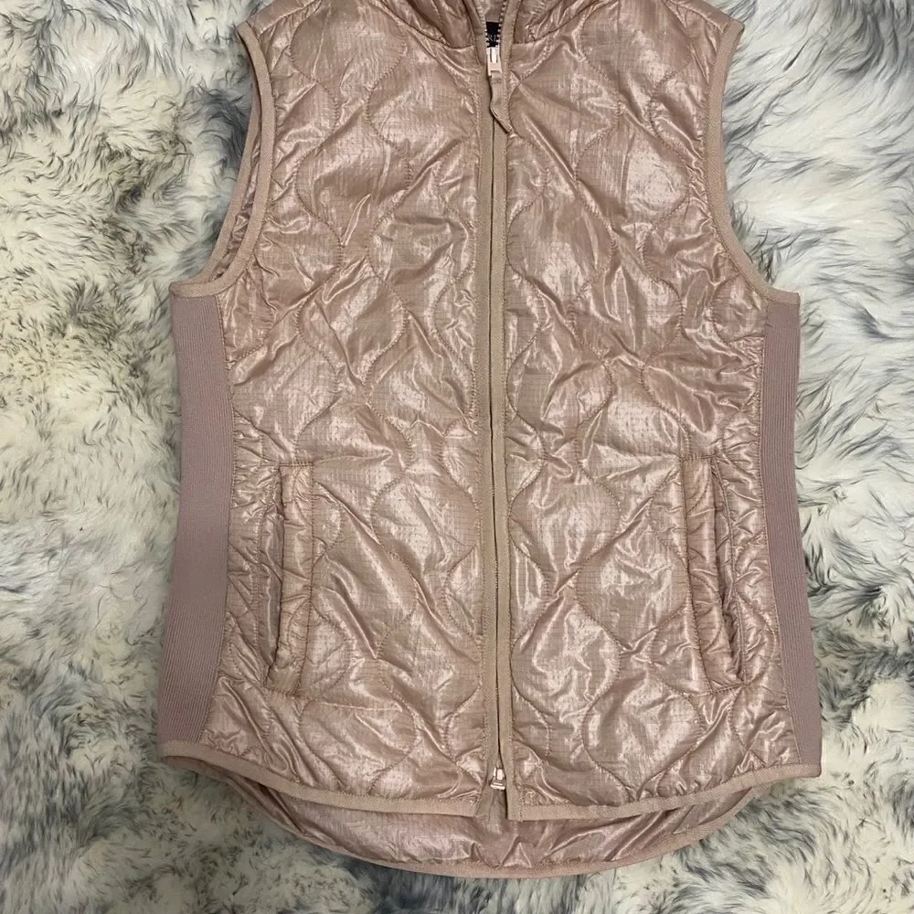J.CREW Primaloft Layering Vest In Persimmon  XS